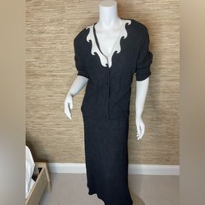 Vintage 2 piece jacket and skirt